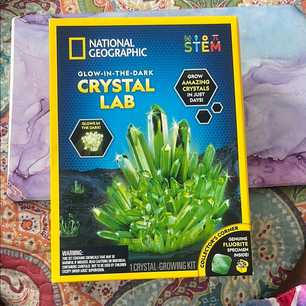 National Geographic Green Crystal Growing Kit